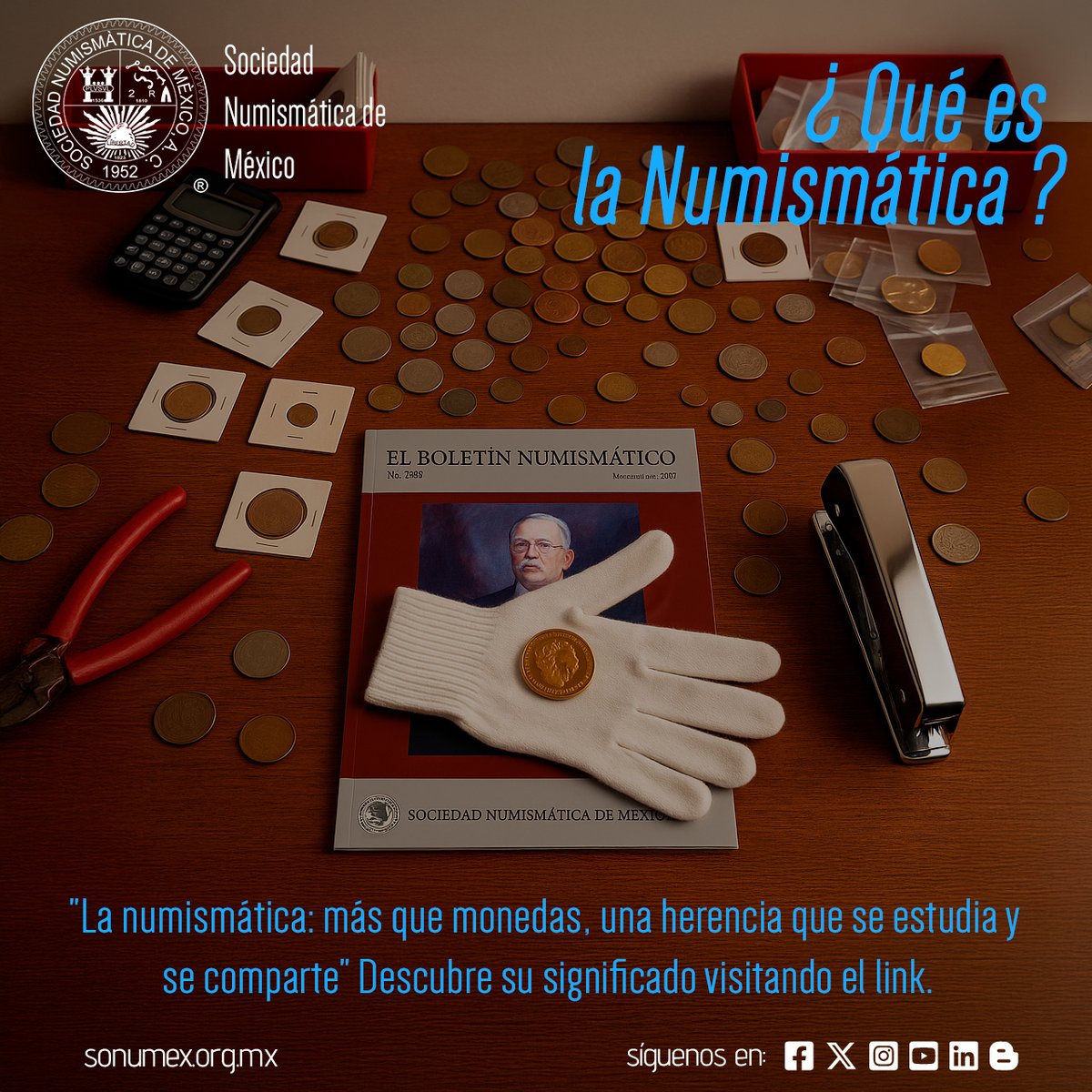 🔍 La numismática es historia, arte y colección.
Cada moneda es una ventana al pasado.
Conoce más 👉 facebook.com/share/16iAwW2q…
#Numismática #SONUMEX #Coleccionismo #HistoriaMonetaria #BilletesYMonedas