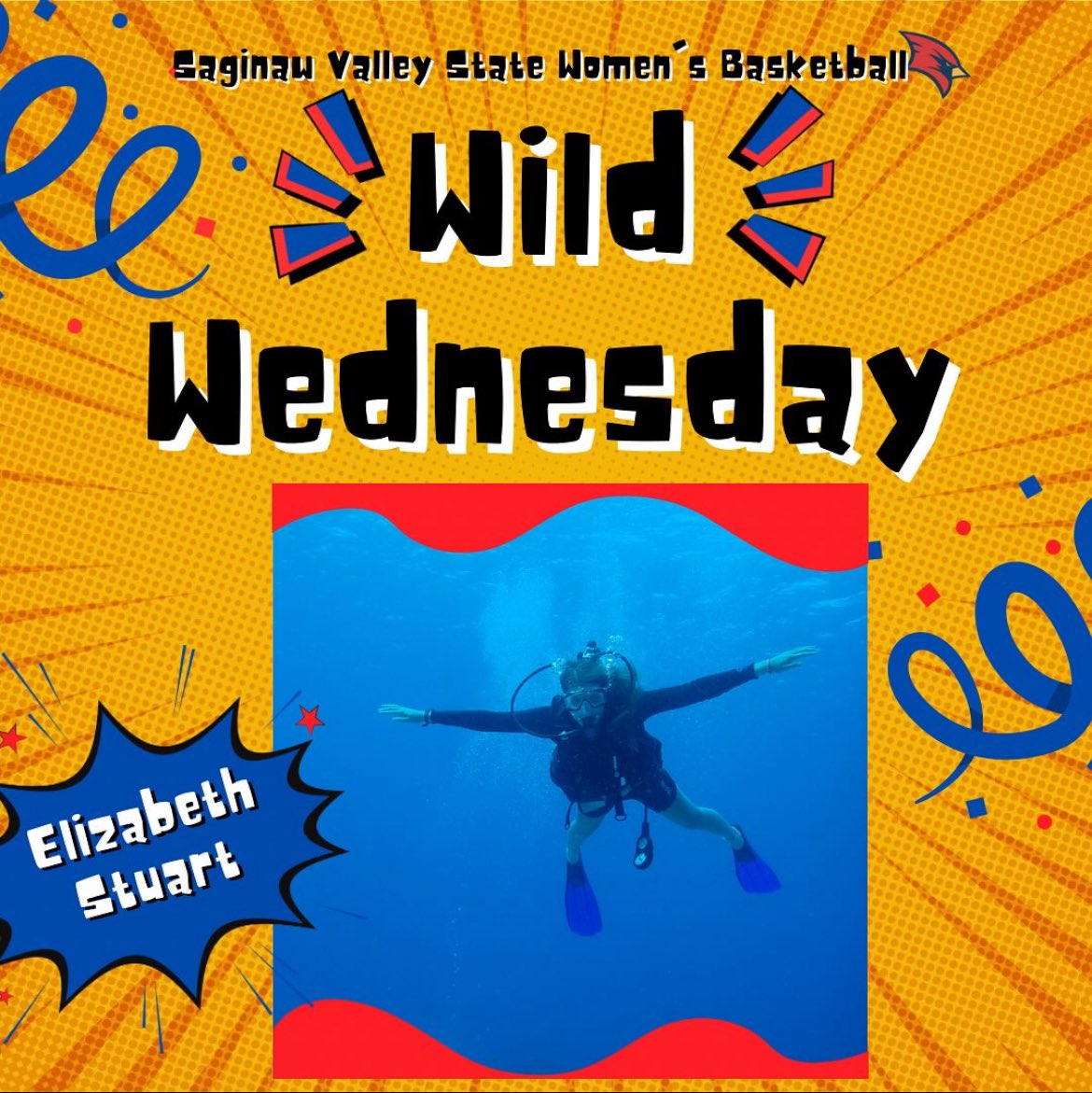 svsuwbb's tweet image. Taking Wild Wednesday to new depths 🤿🌊
Elizabeth Stuart
#LIFT | #WildWednesday | #GoCards | #SVSUWBB
