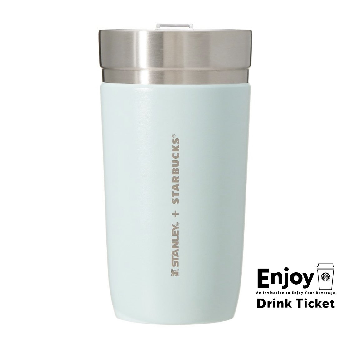 スタバの新作調べてたら、STANLEYコラボもしてたのね ... ！ピクニックに持っていきたいカラーがかわいい🧺