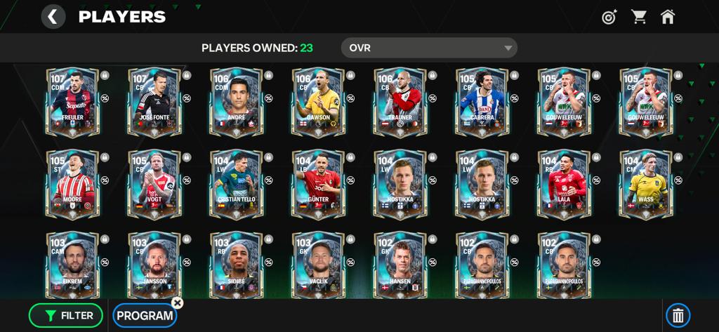 There is a bug currently where untradable players do not show in the shard exchange. This has been brought to dev attention already!

<a href="/tutiofifa/">Tío Fifah 🇨🇴 🇵🇸 حرة</a> <a href="/Jacobek08/">JACOBinho®</a> <a href="/99rkreddy/">Rk Reddy</a> <a href="/FCBROWN34/">FC BROWN</a> <a href="/GWM9MOP/">GWM9M</a> <a href="/JONALDINHOtm/">JONALDINHO90™</a> <a href="/EASFCMOBILE/">EA SPORTS FC MOBILE</a> <a href="/minusfcmobile/">Minus FC Mobile 🇮🇹</a> <a href="/DrPinguPlays/">Doctor Pingu</a> <a href="/MysterioDeYT/">De MYSTéRIO</a> <a href="/Beastlyeafc/">Beastlyeafc</a>