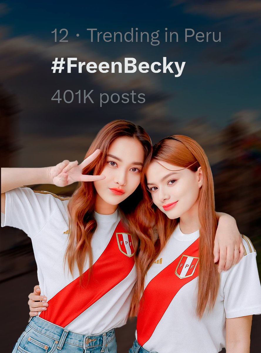 FreenBecky_Peru's tweet photo. #FreenBecky is TRENDING in Peru right now!🥹🇵🇪

All because we just found out they’re finally coming!! 😭✨ We dreamed about this for so long… and now it’s REAL

Thank you fandom, thank you universe, thank you @S9TConcert @cdmentph  thank you @AngelssBecky @srchafreen 💫

Peru loves them!! 🇵🇪❤️

#ฟรีนเบค #srchafreen #beckysangels
