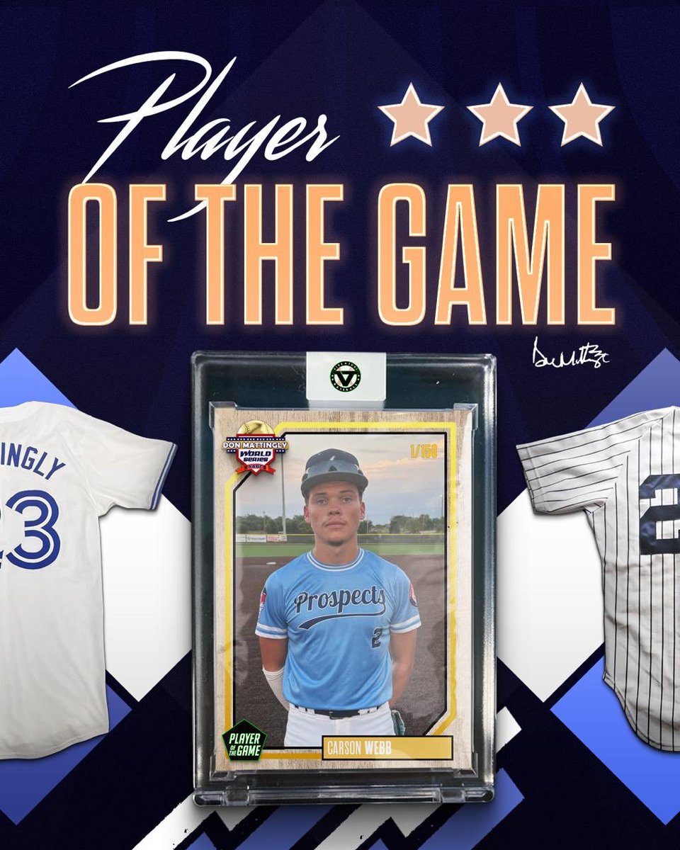 âśFive Tool Texasâś (@fivetooltexas) on Twitter photo #MattinglyWS F: <a href="/AmericanForceBB/">AMERICAN FORCE</a> Prospects 17U 4, Next Level Baseball 2
PoG: <a href="/CarsonWe22/">Carson Webb</a> 3-4, 2B, 2 RBI
Notable: <a href="/haydenmireles/">Hayden</a> 5 IP, 3K, ER #MattinglyWS F: <a href="/AmericanForceBB/">AMERICAN FORCE</a> Prospects 17U 4, Next Level Baseball 2
PoG: <a href="/CarsonWe22/">Carson Webb</a> 3-4, 2B, 2 RBI
Notable: <a href="/haydenmireles/">Hayden</a> 5 IP, 3K, ER