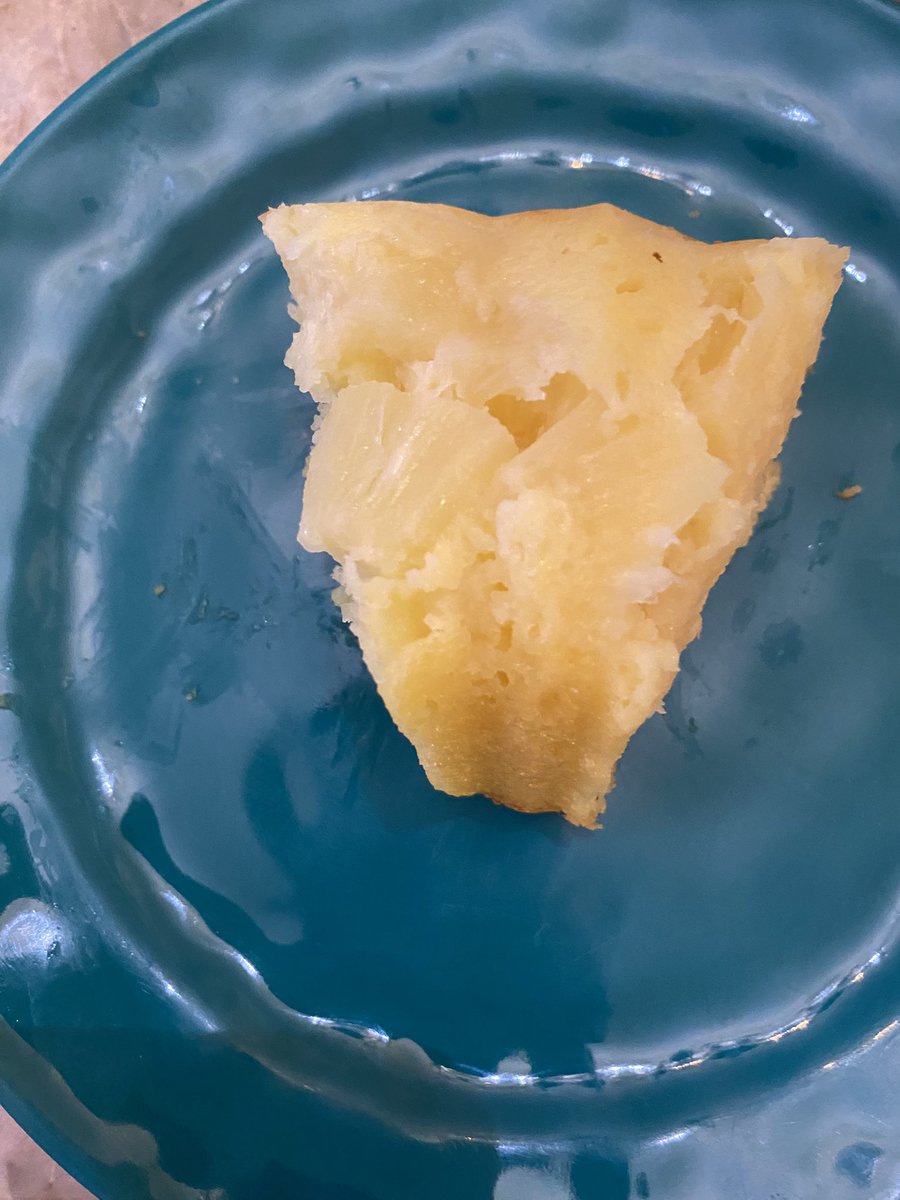 Omg, just had a slice of my upside down pineapple cake and a cold glass of milk. I’m in Heaven
