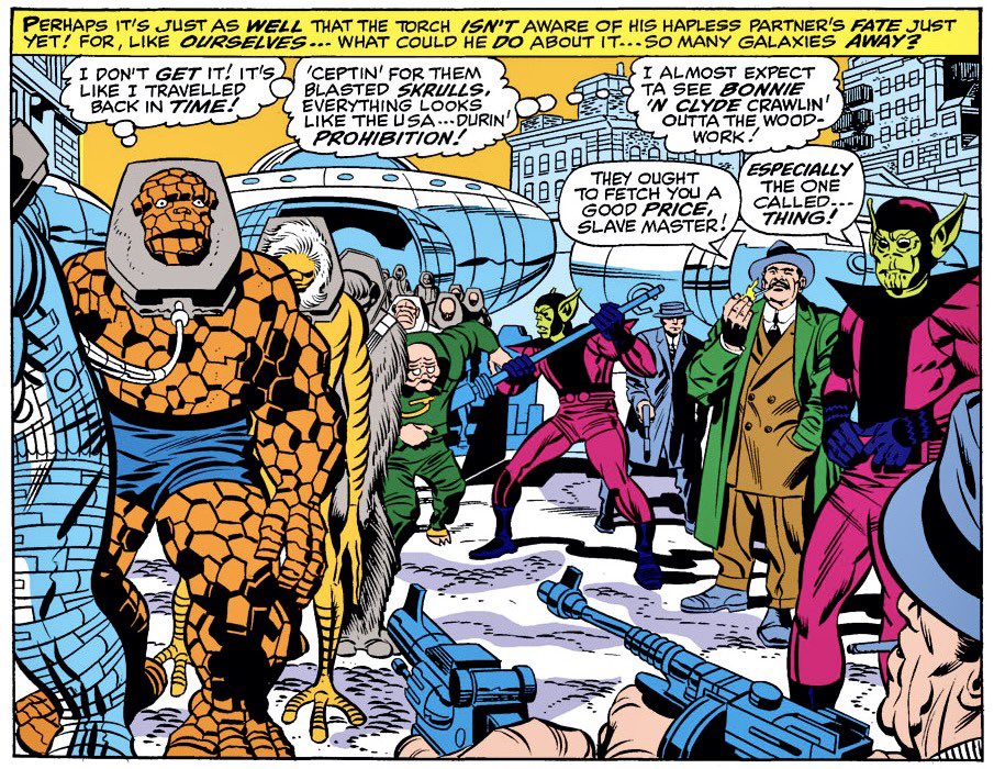 dano_cosmic's tweet photo. Love the idea of a Skrull planet (Kral/Kral IV) that imitates America in the 20’s-30’s…
✨
Fantastic Four #91 (Vol. 1, 1969)
✨
W-#StanLee,A-#JackKirby,I-#JoeSinnott,L-#SamRosen
✨
#FantasticFour #Skrull #BenGrimm #Thing #Marvel #MarvelComics #MarvelCosmic https://t.co/00KKMizm9H