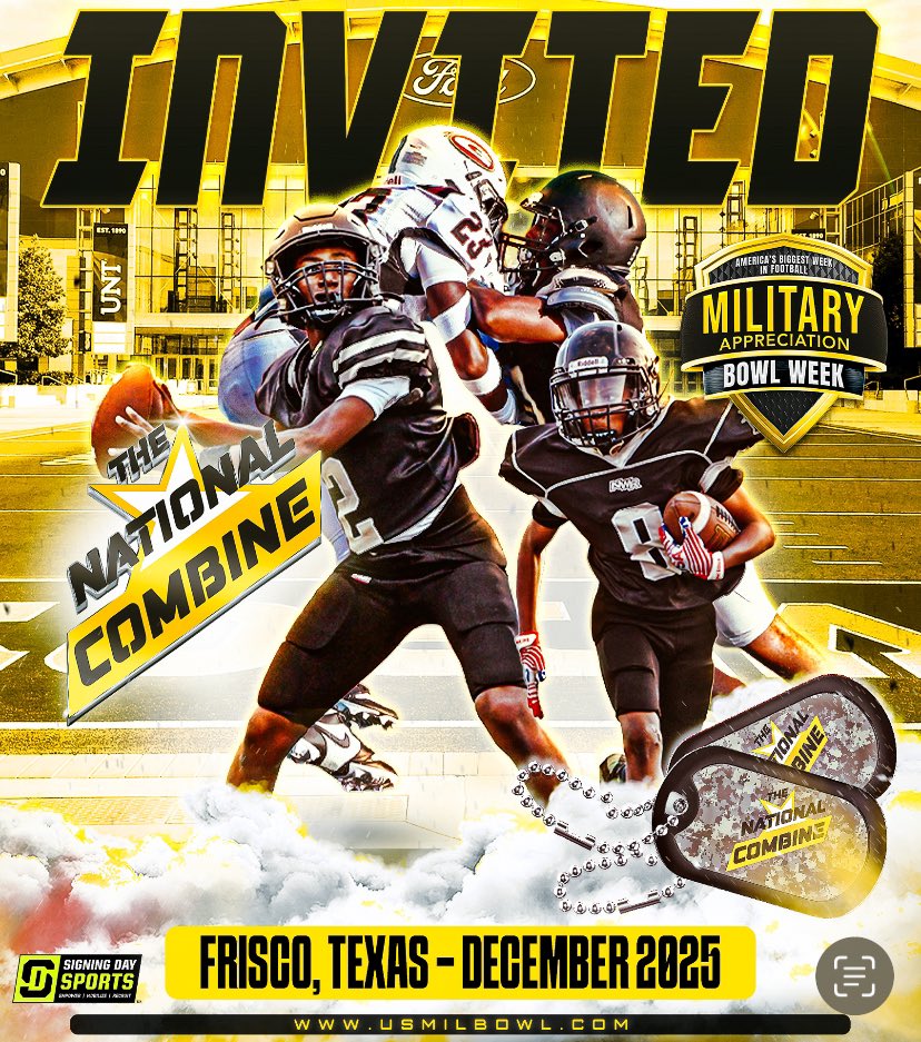 Big_generaldee's tweet image. AGTG !Have received my official invitation to #thenationalcombine thanks @USArmyBowl @LawrencHopkins @GregCooperUSA