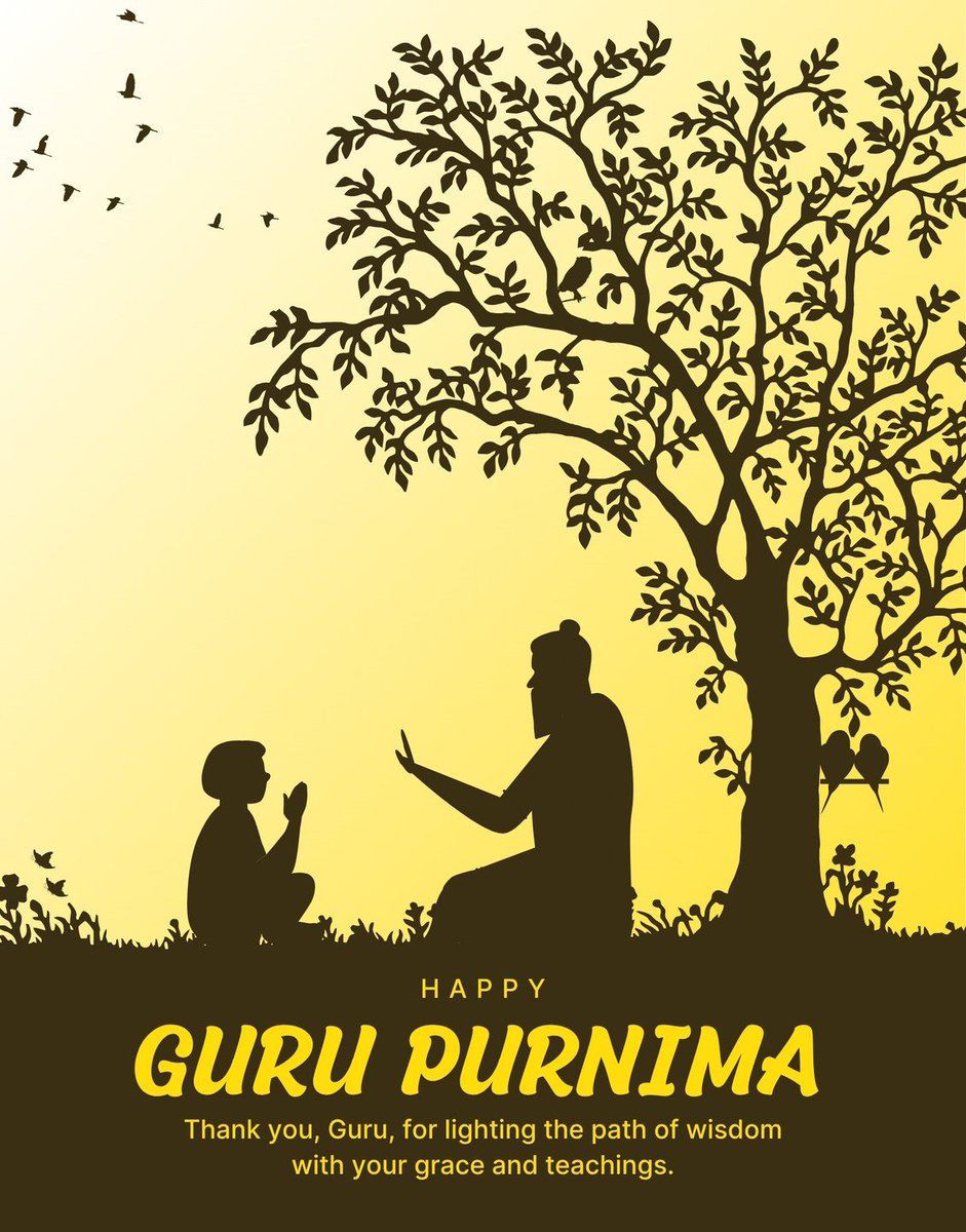Guru poornima is a day to honor the Parents , the teacher, the guide, the one who shows us the path . 🙏🙏💐💐🙏🙏