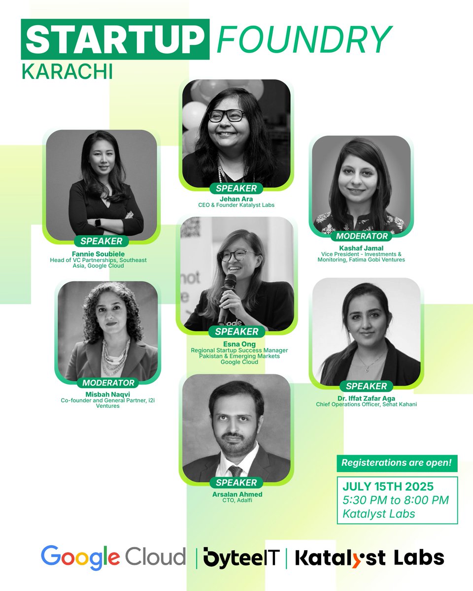With such a powerful mix of speakers and moderators, founders will learn about pitching, networking and closing their first investment round in the early stages 

This can be your breakthrough. Register now! forms.gle/q64eG9M1jFkgL6…
