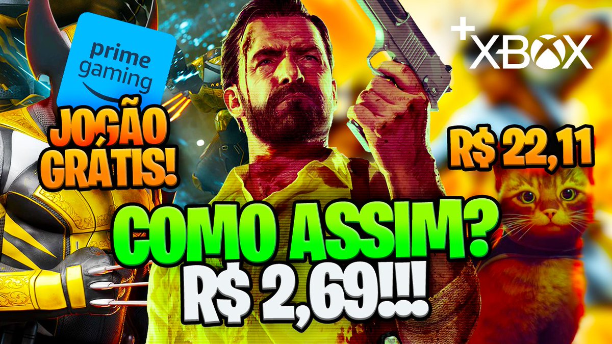DinhoPlayer_'s tweet photo. 🔥 TÁ DE GRAÇA, MITOLÓGICOS!
Tem JOGO por R$2, PROMOÇÃO INSANA da Prime Day e ainda um JOGÃO GRÁTIS PRA SEMPRE no PC! 💥
Corre pro vídeo e garante tudo antes que acabe! 🎮💸
📺 https://t.co/vIWSGBt1kX
#Xbox #GamePass #JogosBaratos #MaisXbox #DinhoPlayer https://t.co/YsP4PtrbZF