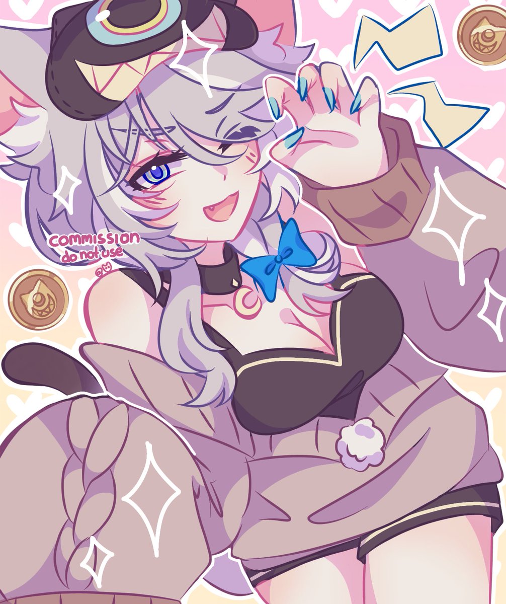 breadmilqq's tweet image. 🐱🎀 
#cipher #honkaistarrail