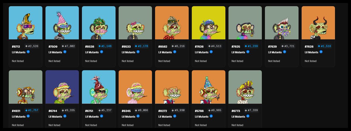 CMonkey42069's tweet image. I like these, cuz they fire 🔥
And I like fire 🔥
@LilMutants @CryptoC0wboy
Also, very inspired by the back story, community and potential for this project! #LilMutants $NANA