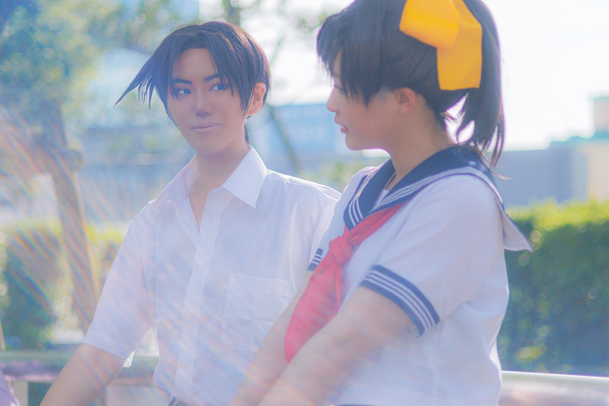 esk_cos's tweet photo. Cosplay / DC

へいかず💚🧡

Hattori Heiji / えすき
Toyama Kazuha / るりん(@tamani_cosplay)
Photo / らむだ(@_rumcamera_)

撮影してもらってるところを撮ってくれてました！感謝🙏

#esukicos
#コスフェスTDC https://t.co/ZX5O48K8xl