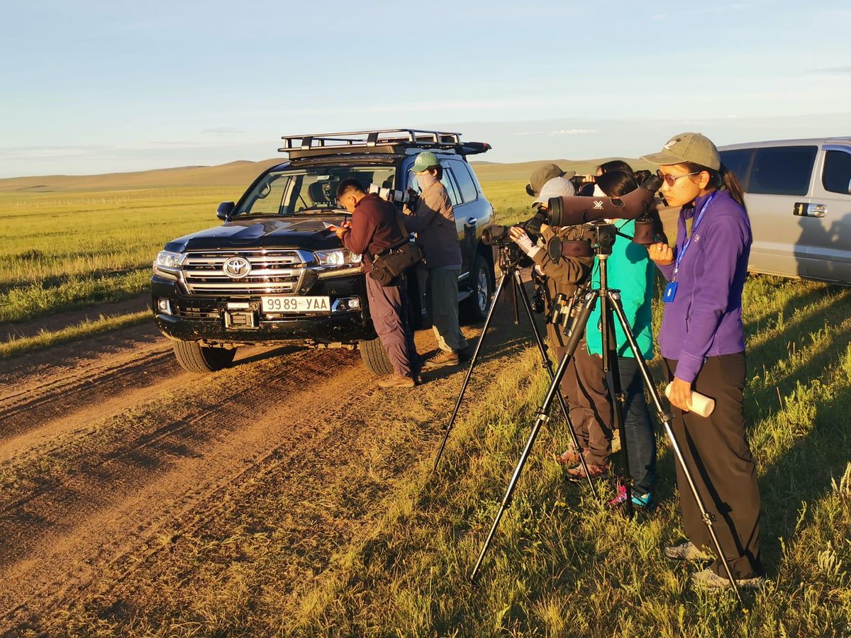 UN_EastAsia's tweet photo. 🕊️ Youth for Cranes: Young crane researchers from North-East Asia completed a 3-day workshop at Khurkh Khuiten Nature Reserve, Mongolia, with a joyful “human crane” photo!
🔗 https://t.co/2FJ3okmnE9 https://t.co/9XoPyk2B0S
