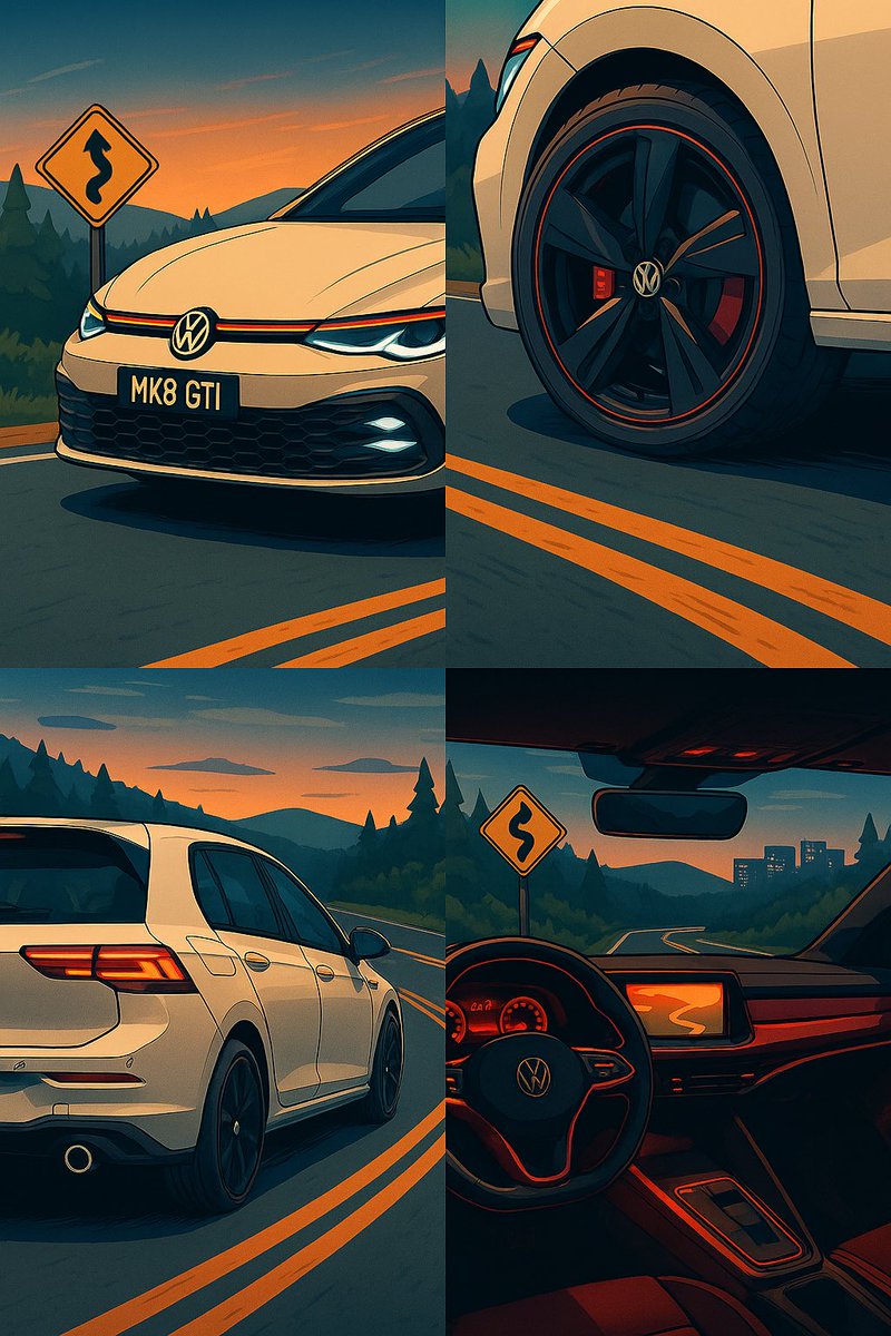 PageShifted's tweet photo. Just me and the road #VW #GTI #MK8GTI https://t.co/RK8vUekdBh