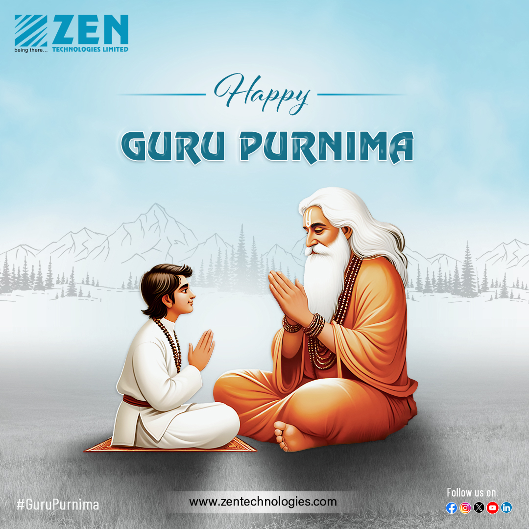 Zen Technologies (@zentechnologies) on Twitter photo Knowledge is the seed. Guidance is the compass. Precision is the Zen way.
<a href="/ZenTechnologies/">Zen Technologies</a> extends warm wishes on the occasion of #GuruPurnima to all our valued customers and esteemed stakeholders. May the spirit of learning and mentorship continue to drive excellence and Knowledge is the seed. Guidance is the compass. Precision is the Zen way.
<a href="/ZenTechnologies/">Zen Technologies</a> extends warm wishes on the occasion of #GuruPurnima to all our valued customers and esteemed stakeholders. May the spirit of learning and mentorship continue to drive excellence and