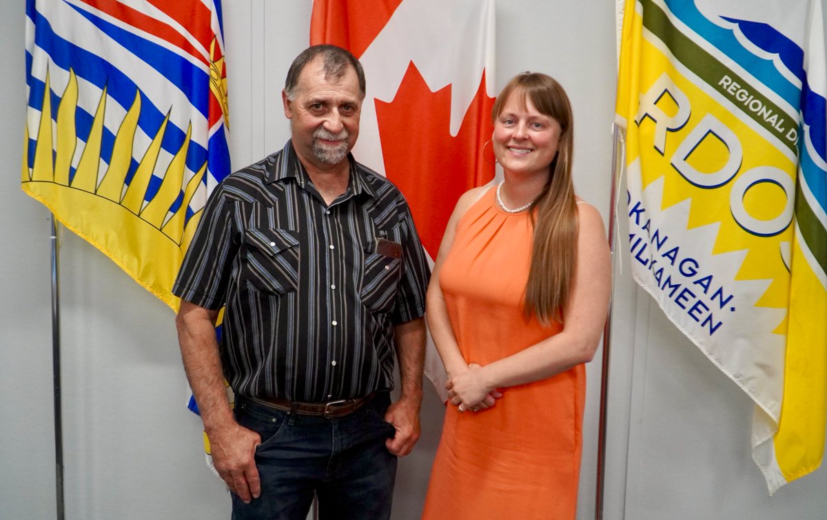 EmergMgtRDOS's tweet image. Hon. Brittny Anderson, Minister of State for Local Governments and Rural Communities met with Regional District directors and senior staff on Wednesday, July 9, 2025. @BrittnyAnderso