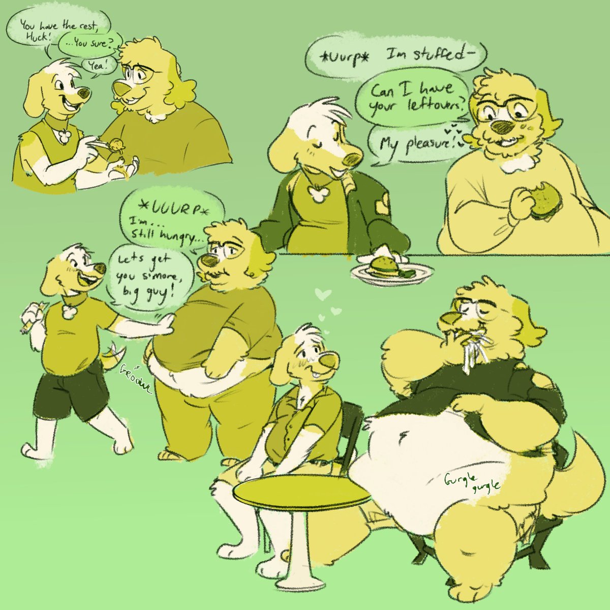 benzobridges's tweet photo. even more fatfur coms for @huckstons ! https://t.co/QulOaheTPx