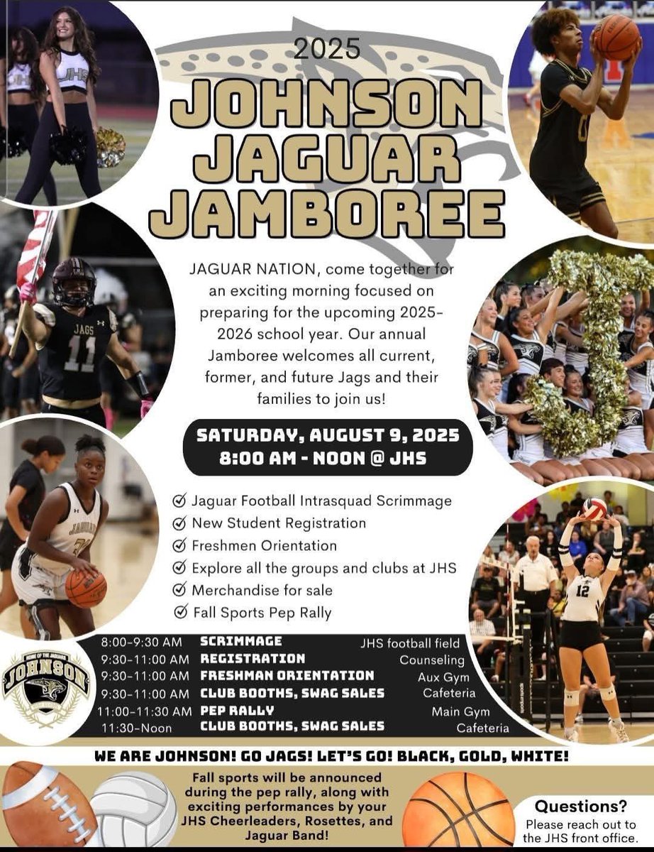 JAG NATION: We are one month away from Jamboree, make plans to join us on August 9th!