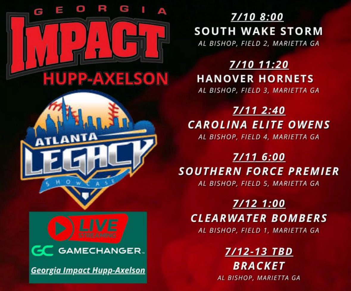 Gabby Siemon (@gabbysiemon) on Twitter photo Schedule for this weekend at Atlanta Legacy. Would love for you to come watch!
<a href="/AleeexIbarra/">Ibarra-Fernandez</a>
<a href="/sarahcespedes1/">Sarah Cespedes</a>
<a href="/CoachPerkinsSB/">Sharon Perkins</a>
<a href="/CoachKuhlmeyer/">Chris Kuhlmeyer 🥎🏃♂️</a>
<a href="/CoachKRyman/">Kristin Ryman</a> <a href="/JeffConrad10/">Jeff Conrad</a>
<a href="/coachmere_16/">Meredith Mills</a> <a href="/BrookeOHair3/">Brooke Best-O'Hair</a> <a href="/cbreault12/">Courtney Breault</a> <a href="/CamdenDecker/">Camden Decker</a>
<a href="/FlaglerSoftball/">Flagler Softball</a> <a href="/MaryBethDen/">Mary Beth Dennison</a>
<a href="/UTampaSoftball/">Tampa Softball</a> Schedule for this weekend at Atlanta Legacy. Would love for you to come watch!
<a href="/AleeexIbarra/">Ibarra-Fernandez</a>
<a href="/sarahcespedes1/">Sarah Cespedes</a>
<a href="/CoachPerkinsSB/">Sharon Perkins</a>
<a href="/CoachKuhlmeyer/">Chris Kuhlmeyer 🥎🏃♂️</a>
<a href="/CoachKRyman/">Kristin Ryman</a> <a href="/JeffConrad10/">Jeff Conrad</a>
<a href="/coachmere_16/">Meredith Mills</a> <a href="/BrookeOHair3/">Brooke Best-O'Hair</a> <a href="/cbreault12/">Courtney Breault</a> <a href="/CamdenDecker/">Camden Decker</a>
<a href="/FlaglerSoftball/">Flagler Softball</a> <a href="/MaryBethDen/">Mary Beth Dennison</a>
<a href="/UTampaSoftball/">Tampa Softball</a>