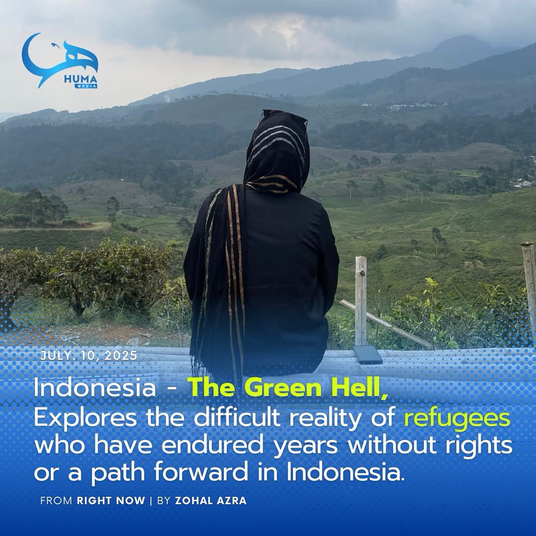 Indonesia – The Green Hell, published by Right Now, explores the difficult reality faced by thousands of refugees stranded in Indonesia—including many Hazaras—who have fled war and persecution, only to be left in limbo for years without rights or a path forward.

By Zohal Azra