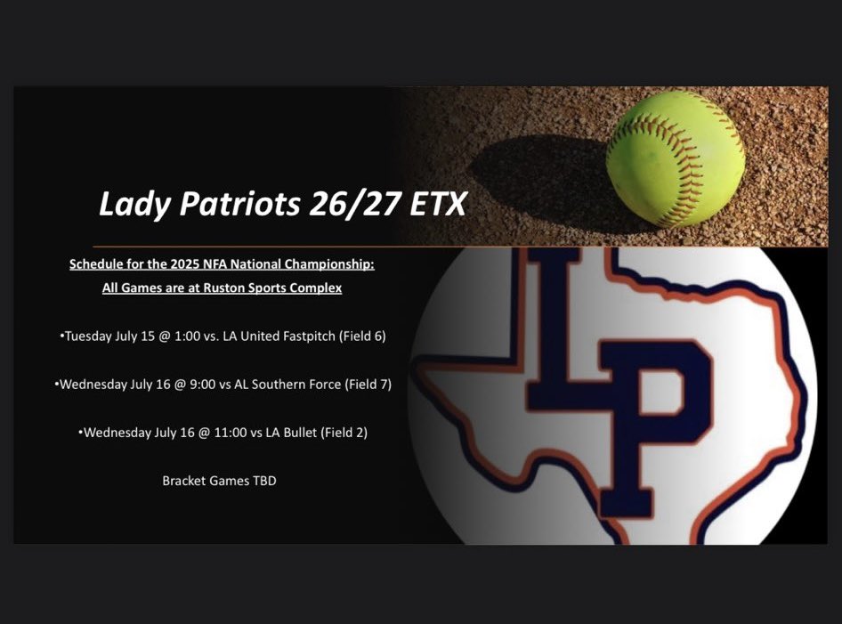 Lawson Keeling (@lawsonkeeling26) on Twitter photo My summer of softball is winding down. Headed to Ruston, La next week with my favorites <a href="/LP2526ETX/">Lady Patriots 26/27 ETX 18U</a> 💙🧡 My summer of softball is winding down. Headed to Ruston, La next week with my favorites <a href="/LP2526ETX/">Lady Patriots 26/27 ETX 18U</a> 💙🧡