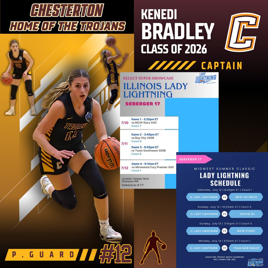 Coach Candy Wilson (@coachcwilson) on Twitter photo Catch <a href="/ChestertonHS/">Chesterton High</a> IHSAA Top 100/Indiana Futures unsigned Point Guard <a href="/KenediBradley/">Kenedi Bradley</a> in the Select Super Showcase & the Midwest Summer Classic this week! Check out her career stats here: tinyurl.com/4pytjtac <a href="/CHS__Trojans/">Chesterton Athletics</a> <a href="/iuindy_wbb/">IU Indy Women’s Basketball</a> <a href="/UEAthletics_WBB/">Evansville Women's Basketball</a> <a href="/ValpoWBB/">Valpo Women’s Basketball</a> Catch <a href="/ChestertonHS/">Chesterton High</a> IHSAA Top 100/Indiana Futures unsigned Point Guard <a href="/KenediBradley/">Kenedi Bradley</a> in the Select Super Showcase & the Midwest Summer Classic this week! Check out her career stats here: tinyurl.com/4pytjtac <a href="/CHS__Trojans/">Chesterton Athletics</a> <a href="/iuindy_wbb/">IU Indy Women’s Basketball</a> <a href="/UEAthletics_WBB/">Evansville Women's Basketball</a> <a href="/ValpoWBB/">Valpo Women’s Basketball</a>