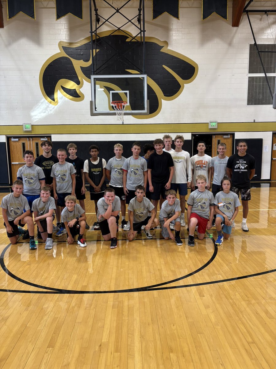 CoachBlakeO's tweet image. What a blast! @buscosports and @BuscoMBB got better this week! We had an incredible 3rd-8th grade camp. A lot of basketball, competition and fun! 
Shoutout Coach Garman and Coach Kock for bringing the energy everyday and pouring into these kids! 
We. Are. Busco. 🦅