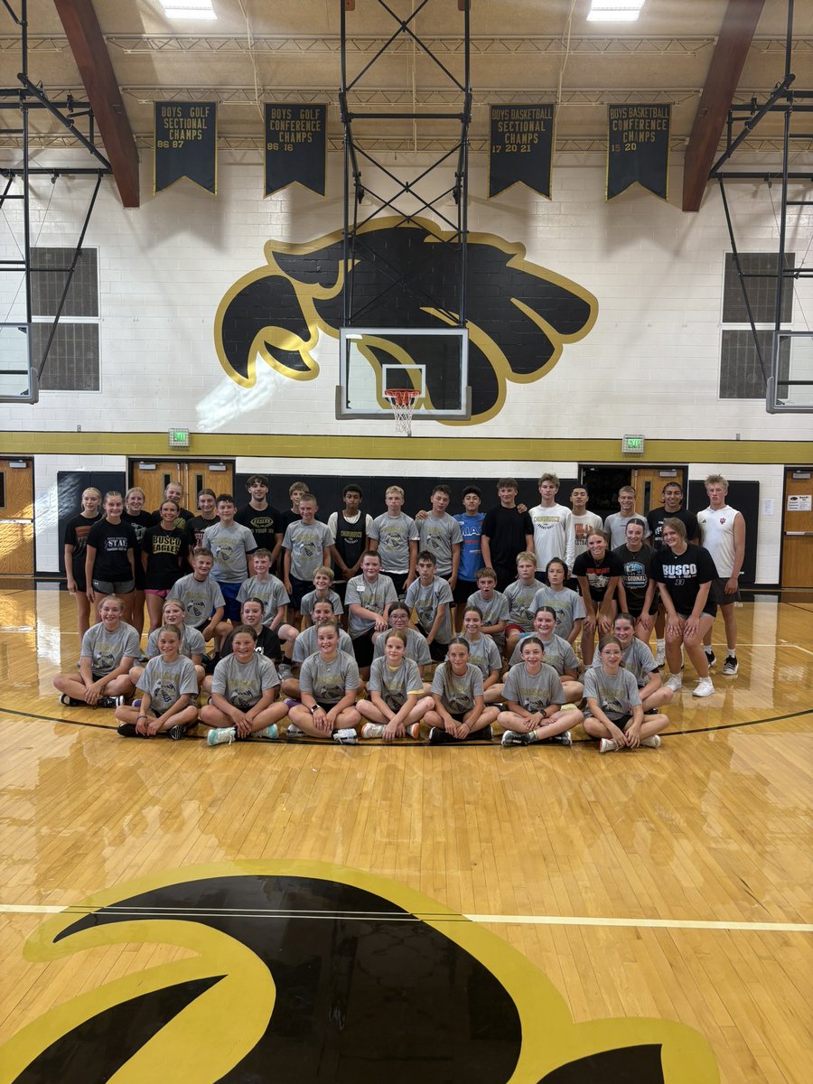 CoachBlakeO's tweet image. What a blast! @buscosports and @BuscoMBB got better this week! We had an incredible 3rd-8th grade camp. A lot of basketball, competition and fun! 
Shoutout Coach Garman and Coach Kock for bringing the energy everyday and pouring into these kids! 
We. Are. Busco. 🦅