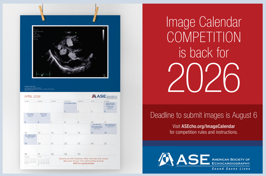 Bonita Anderson (@bonitaecho) on Twitter photo It's that time of year .... <a href="/ASE360/">American Society of Echocardiography</a> members can submit their echo images for the 2026 Image Calendar Contest! Upload by August 6 (voting Aug 7-Sept 8).
Image competition winners will be featured in a colorful, 12-month calendar.
See here for more info: asecho.org/image-calendar… It's that time of year .... <a href="/ASE360/">American Society of Echocardiography</a> members can submit their echo images for the 2026 Image Calendar Contest! Upload by August 6 (voting Aug 7-Sept 8).
Image competition winners will be featured in a colorful, 12-month calendar.
See here for more info: asecho.org/image-calendar…