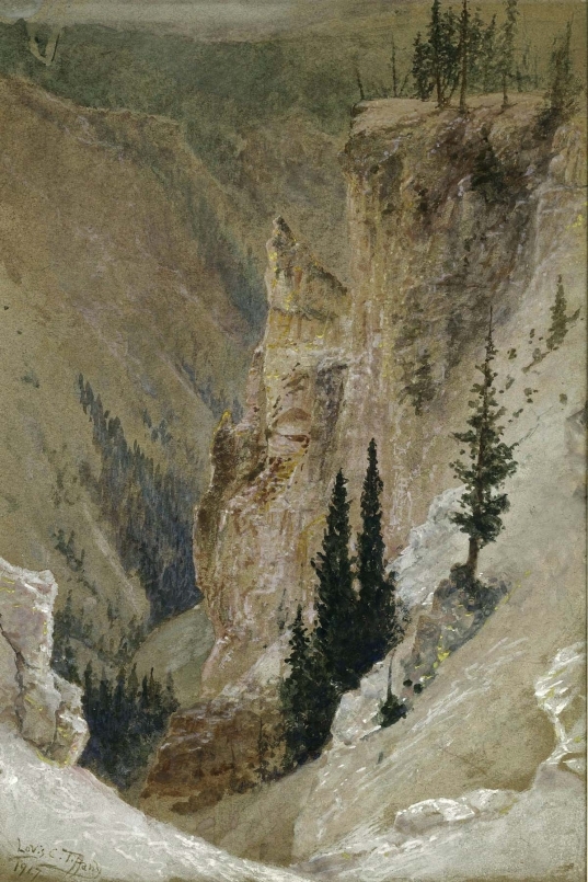 Yellowstone Canyon wikiart.org/en/louis-comfo…