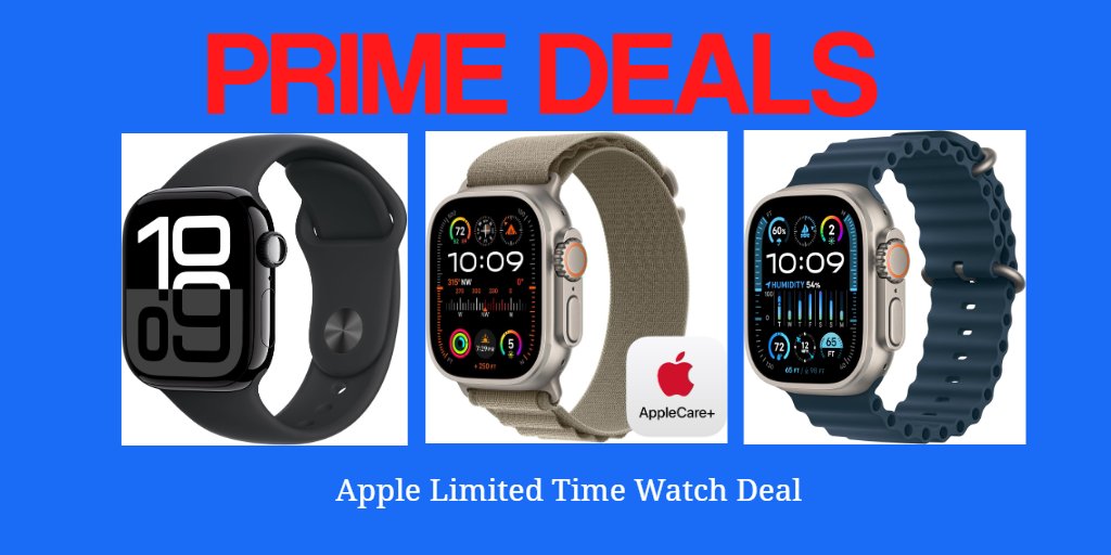 Apple Watch Lovers, THIS is your moment!
Prime Deals are LIVE. Up to 30% OFF on Apple Watches!
Sleek. Smart. Irresistible.
👉amzn.to/4kA4Ct4  #PrimeDay #AppleWatch #Deals
