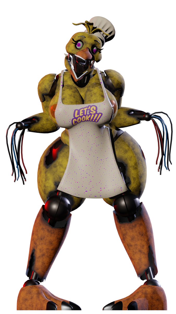Be careful when entering the kitchen at night 🐔  

Withered Chica has been released!!!

#nsfwart #fnafr34 #blender3d #WitheredChica 

drive.google.com/drive/folders/…