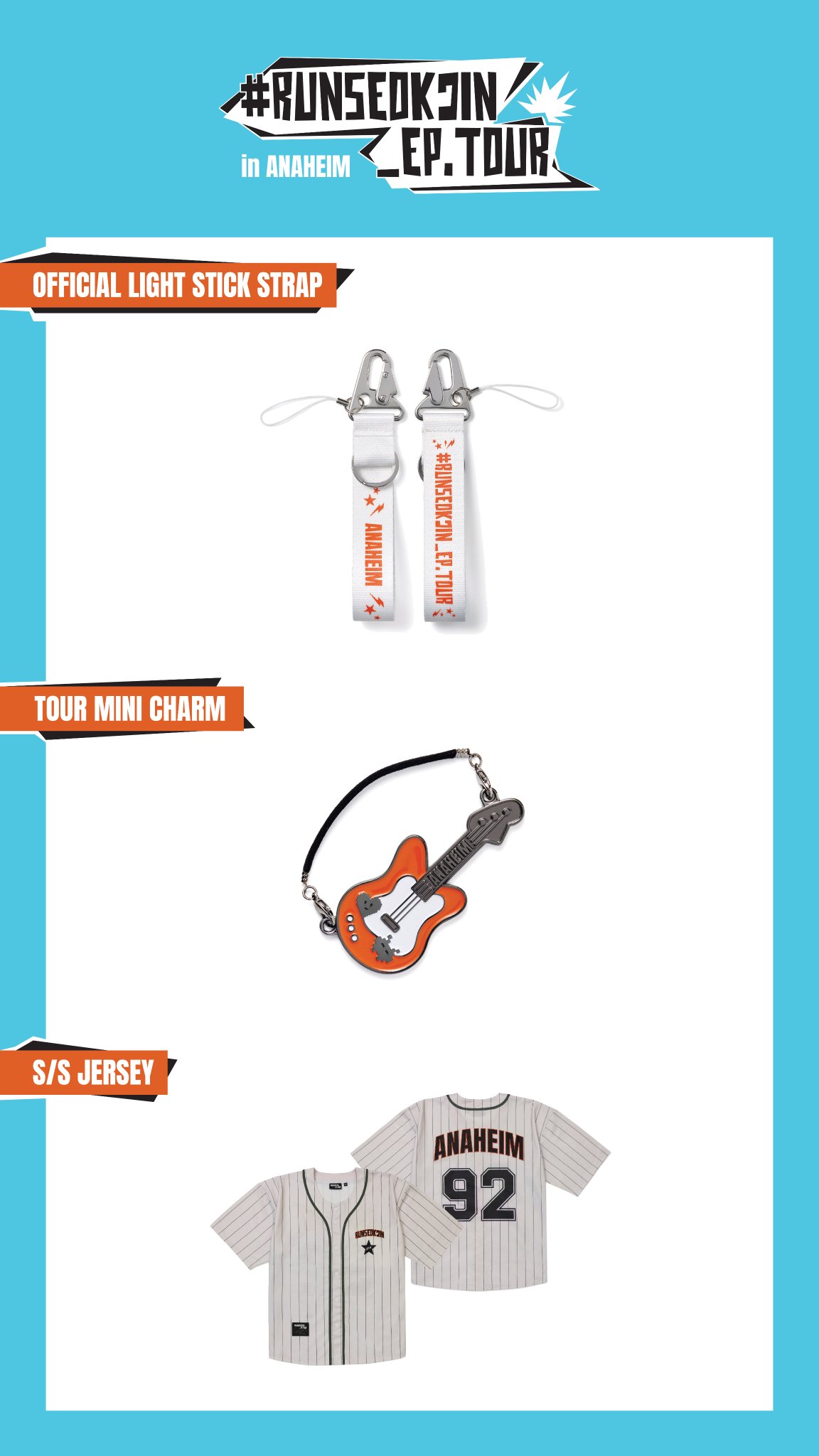 【JIN】RUNSEOKJIN TOUR Necklace 公式 RUNSEOKJIN_EP TOUR Necklace - A-KPOP