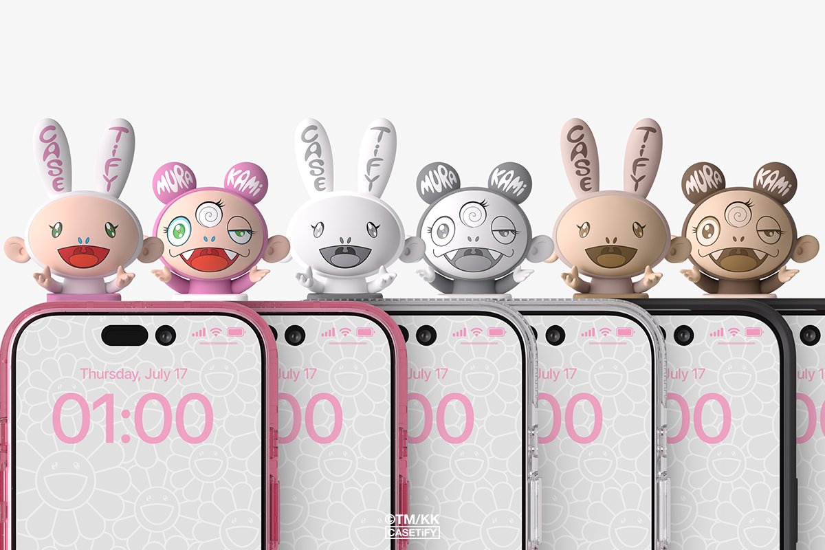 村上隆 × ケースティファイ: KAIKAI AND KIKI ケースティファイ（#CASETiFY）」が、村上隆とのコラボレーション第2弾