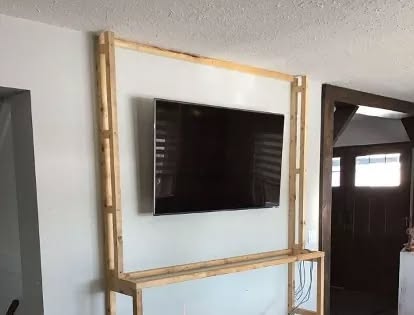 A couple builds this around their TV for a showstopping upgrade hometalk.com/l/quXPs