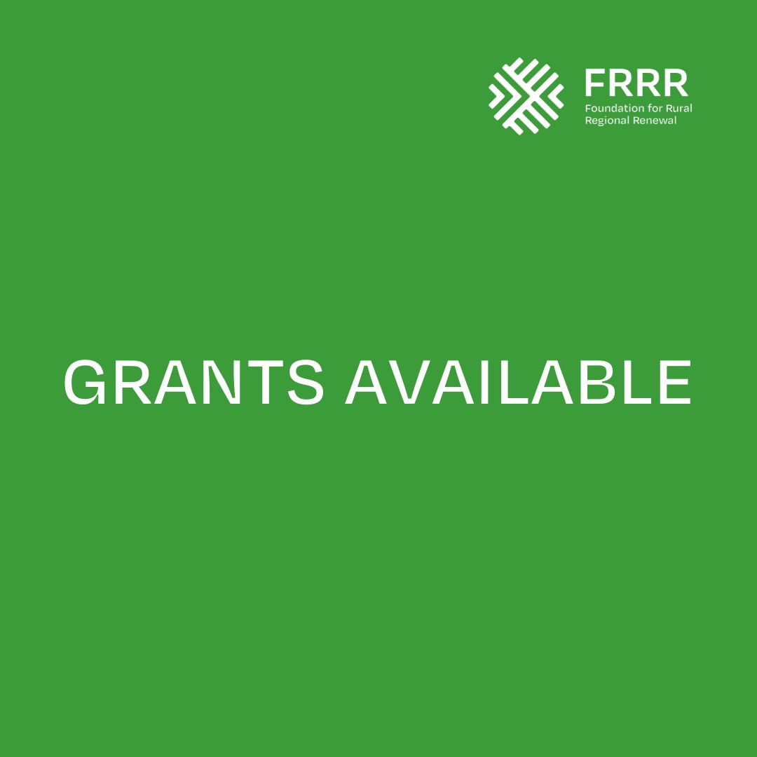 Are you seeking funding for your community-led project?🤔🌱

We have FIVE grant programs currently open! Head over to our Find Funding Now tool to see which one fits your project best👇

🔗frrr.org.au/funding/find-f… 

#GrantsAvailable #RuralFunding #GrantPrograms #Philanthropy