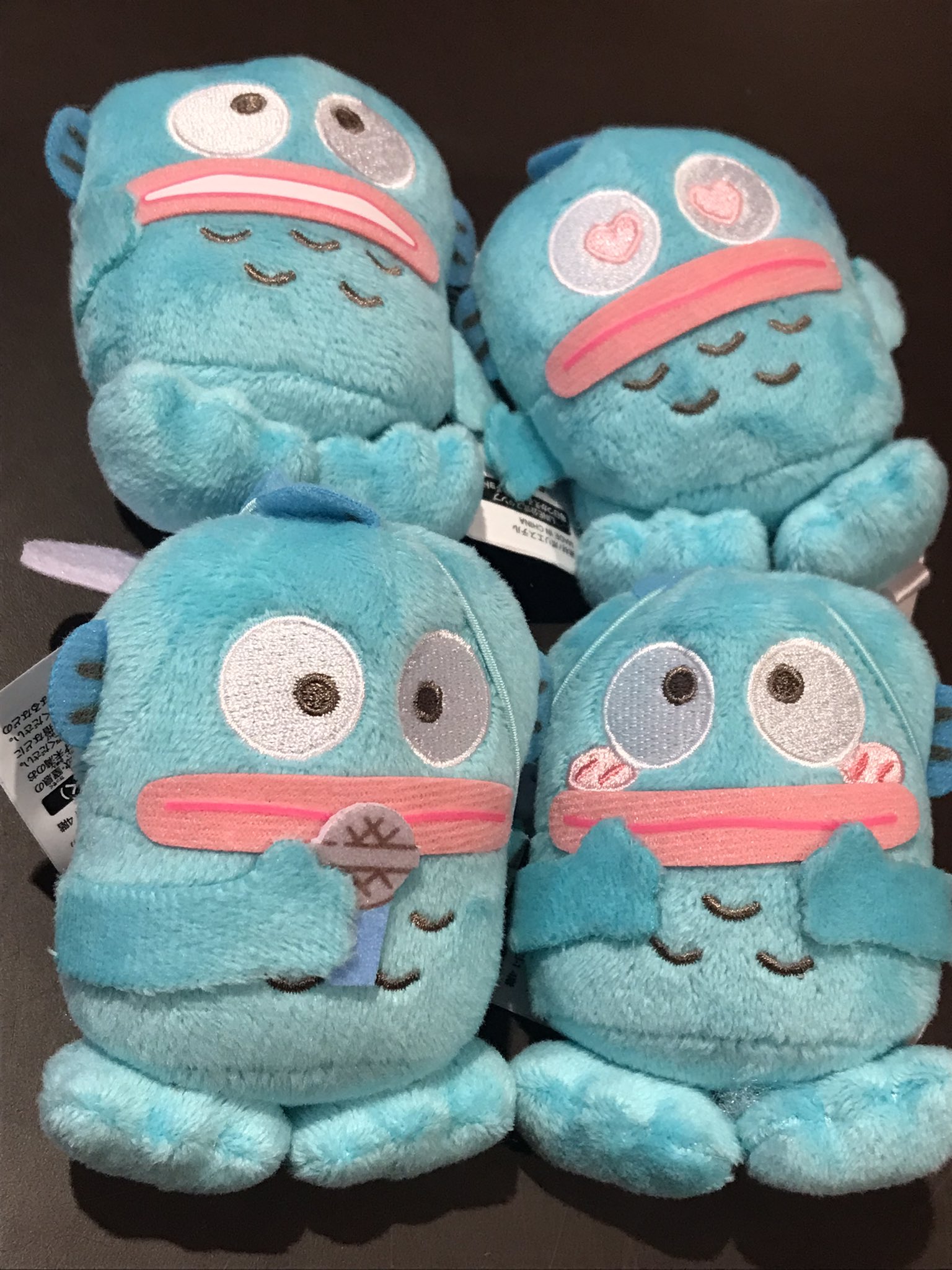❤4種コンプリート❤ハンギョドン 毎日つかえる♪セリフ付きマスコット ハンギョドン 毎日つかえる♪セリフ付きマスコット プライズの