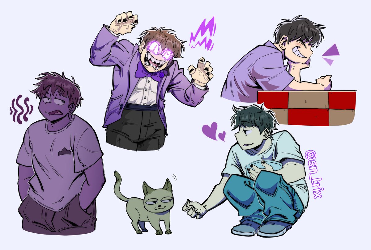 一松 一松 「He had some fun expressions in the new e」|sn_trix