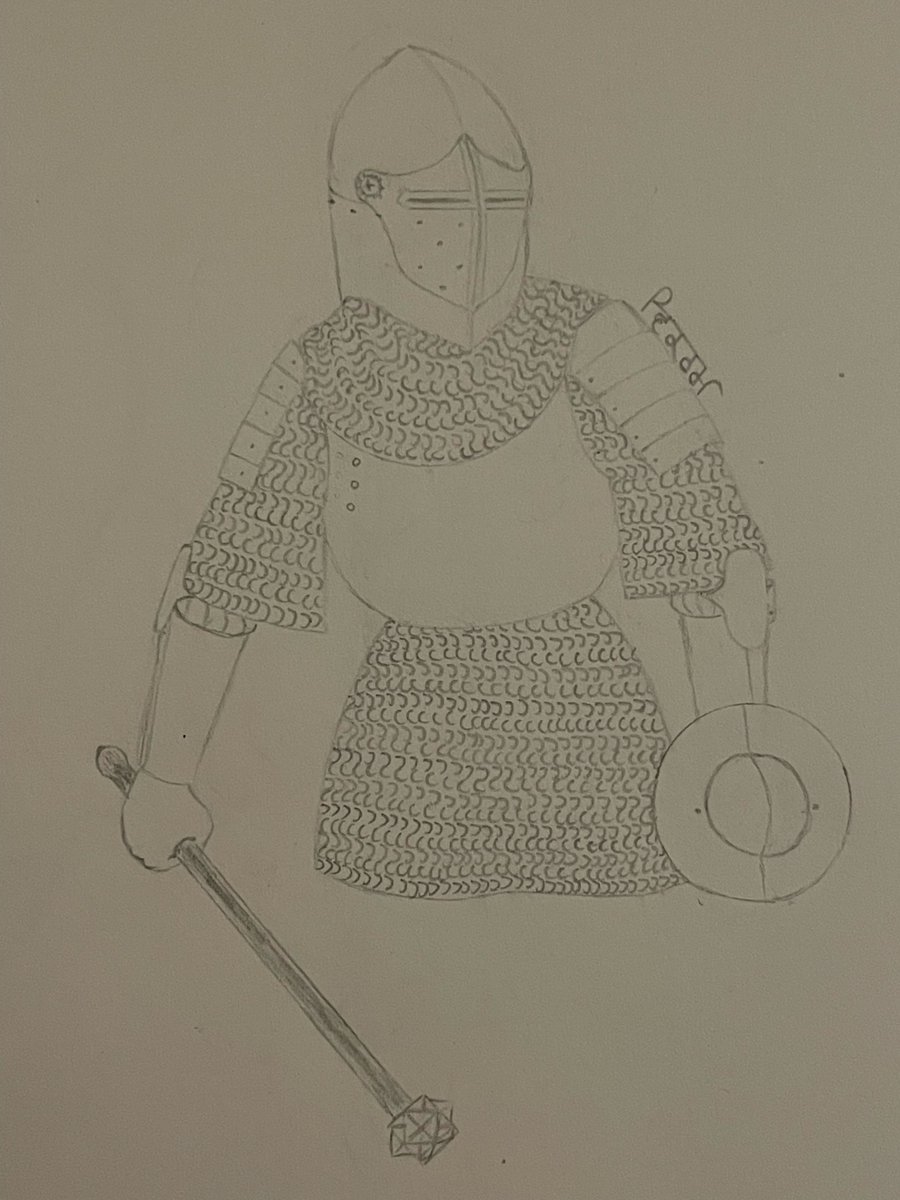 redninenine_'s tweet image. French man-at-arms, latter half of the 15th century
Armour, late 14th century
Armour, 1250s
Lil guy, 21st century