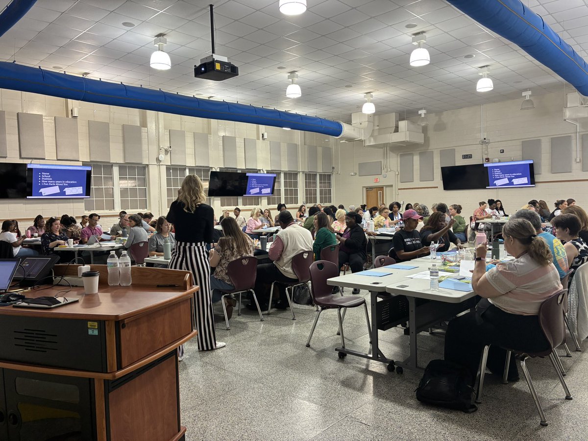 RachelR_EdS's tweet photo. Great learning taking place today with our guest Kristina Medlin from @SolutionTree  We are ready for Day 2 as we learn all the things PLC. Flip the focus from teaching ~~~> to the learning! @ecpsfl https://t.co/ifyCcVrGzf