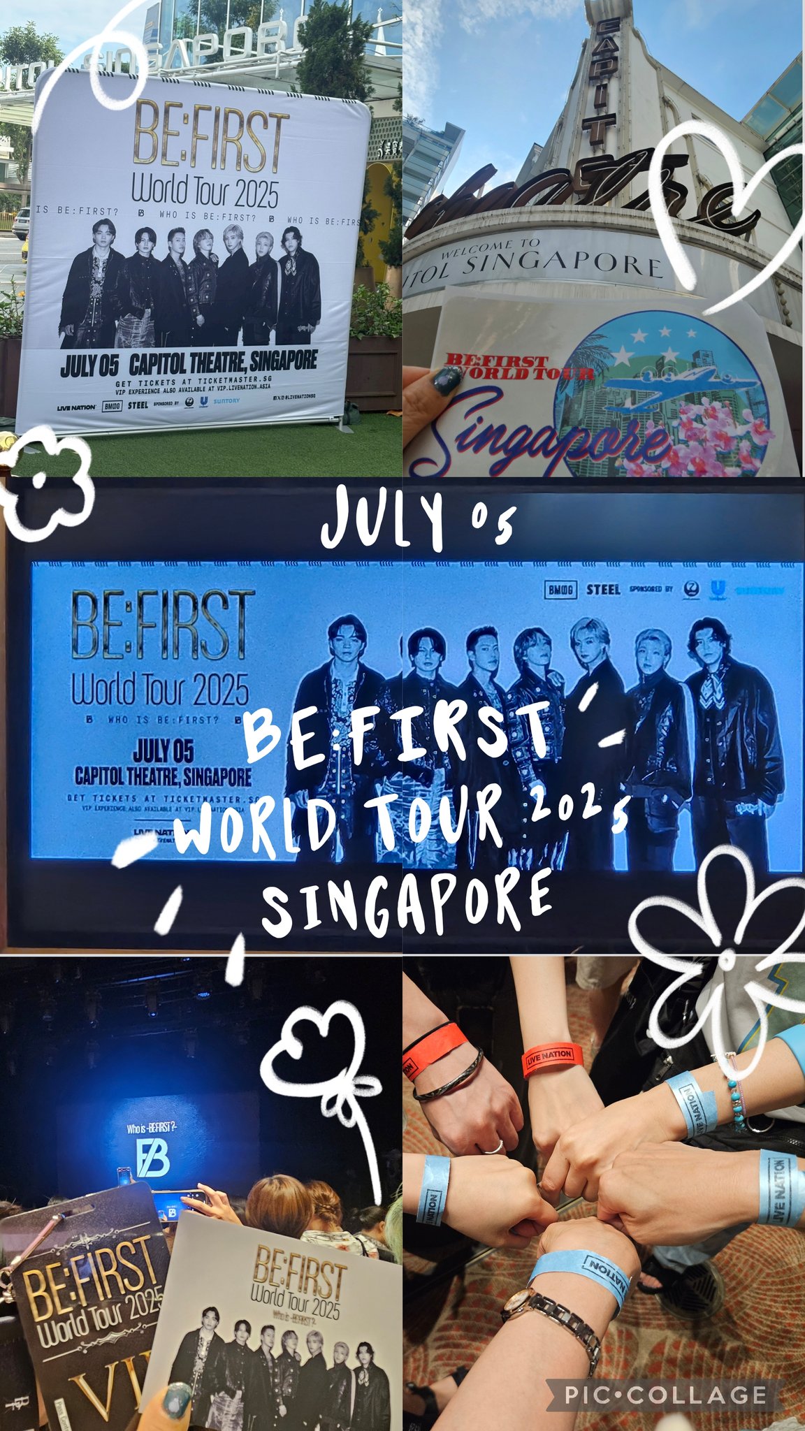 BE:FIRST World Tour 2025 シンガポール ステッカー
