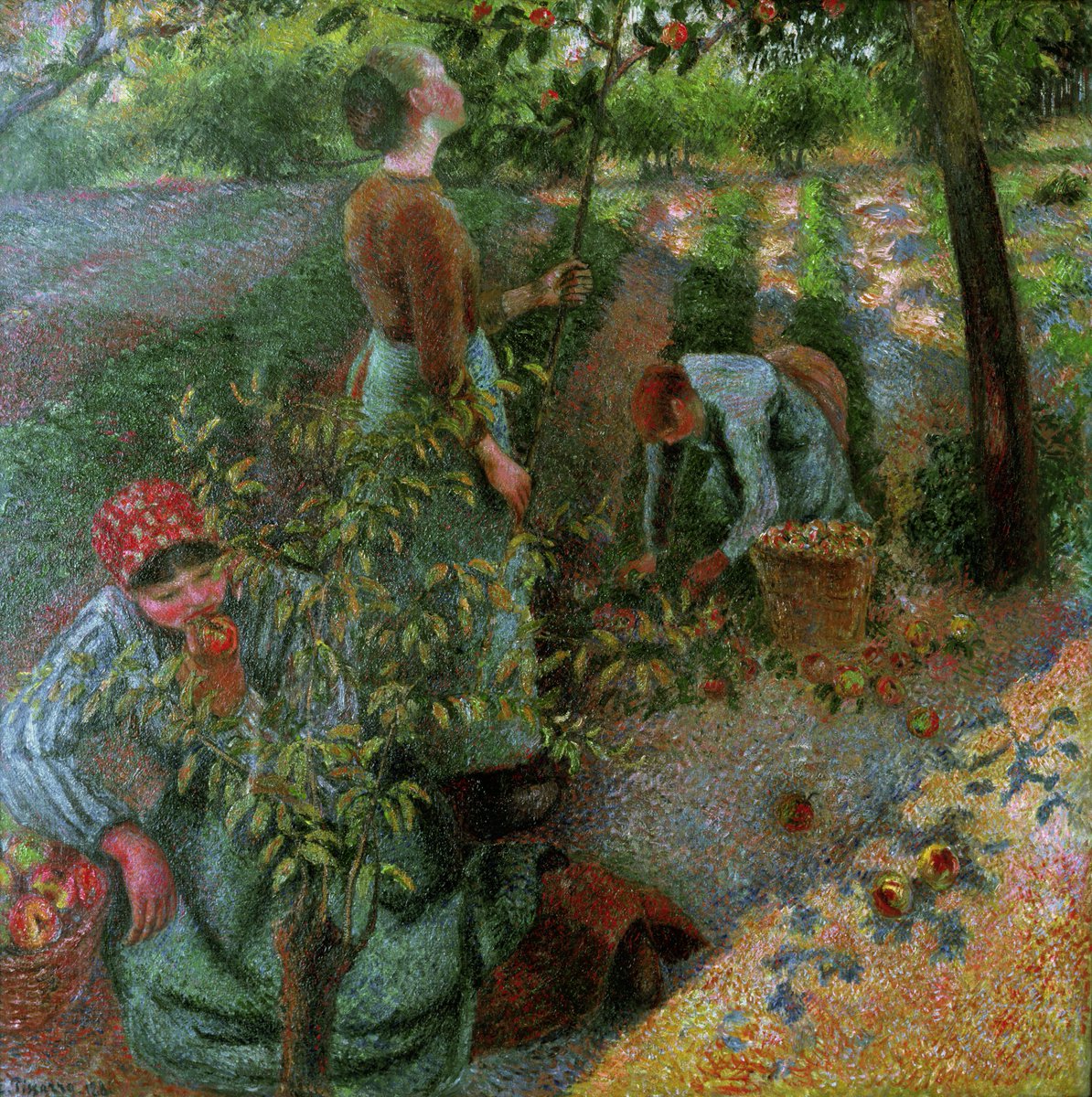 本日7月10日はカミーユ・ピサロの誕生日です。 さまざまな色彩が交差