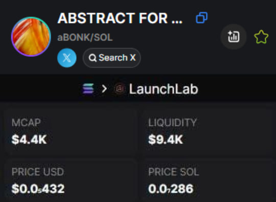 RoyalCoinZ's tweet photo. ๐ฅDONE : 22X #aBON
Risk Analysis
80 / 100
Danger
Creator history of rugged tokensCreator has a history of rugging tokens.
Launch Insights BETA
Launch OK ๐
โก๏ธCA:A8bQ7ZcQuFdGkej3ossxGpXrPmaUt28dBv2Do1Gnbonk
๐ฅALPHA PRV: https://t.co/BCupg9NTwH
#MemeCoin #ToTheMoon https://t.co/rwdjoCsTD3