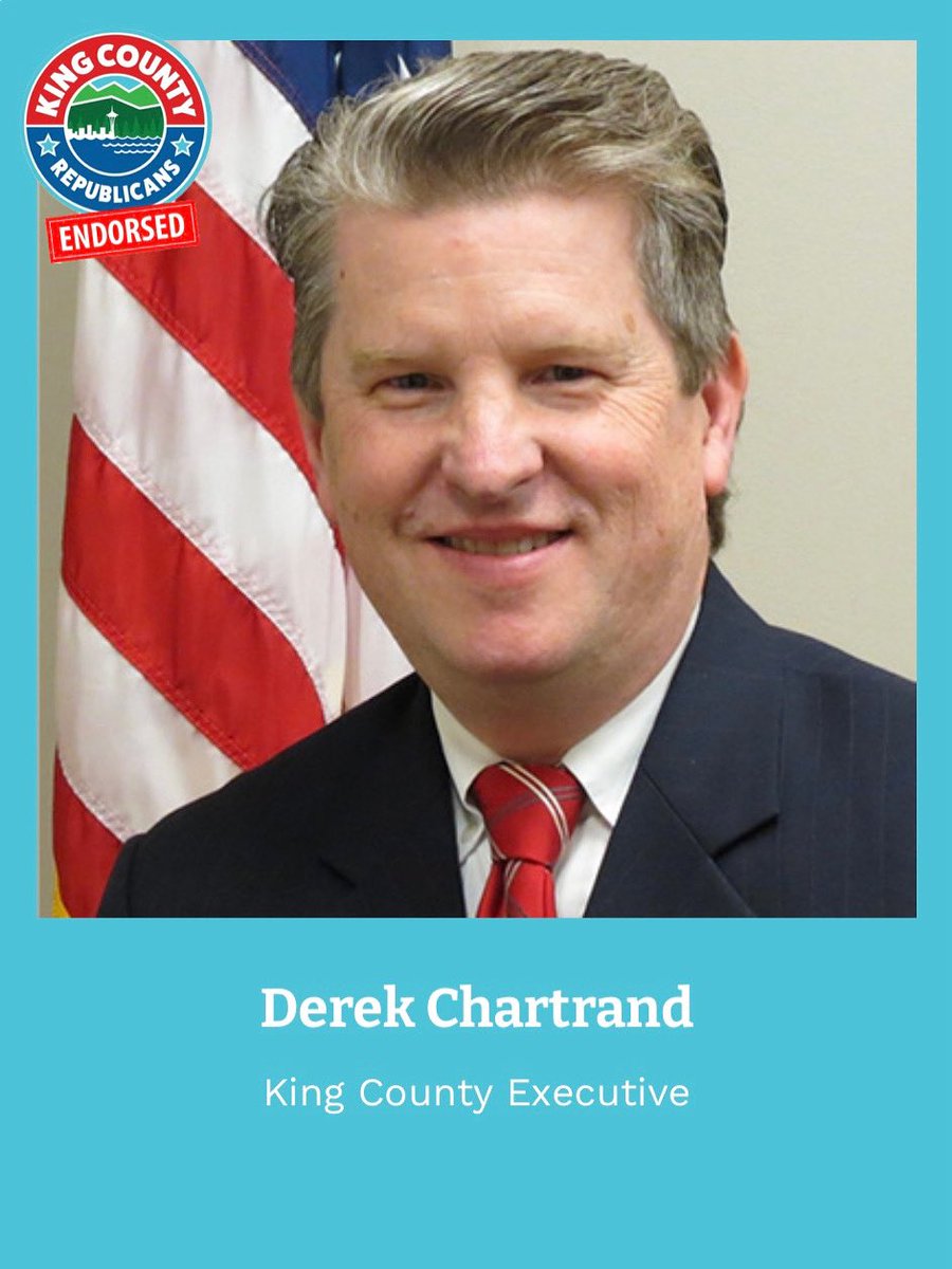 KCGOP's tweet image. Derek Chartrand, officially endorsed by the KCGOP. Running for King County Executive.
derekchartrand.com
#washingtonstate #kingcounty #republicans #gop #usa #connect #republicanparty #washington #getinvovled #republican #america #americana #grassroots #bethechange #joinus…