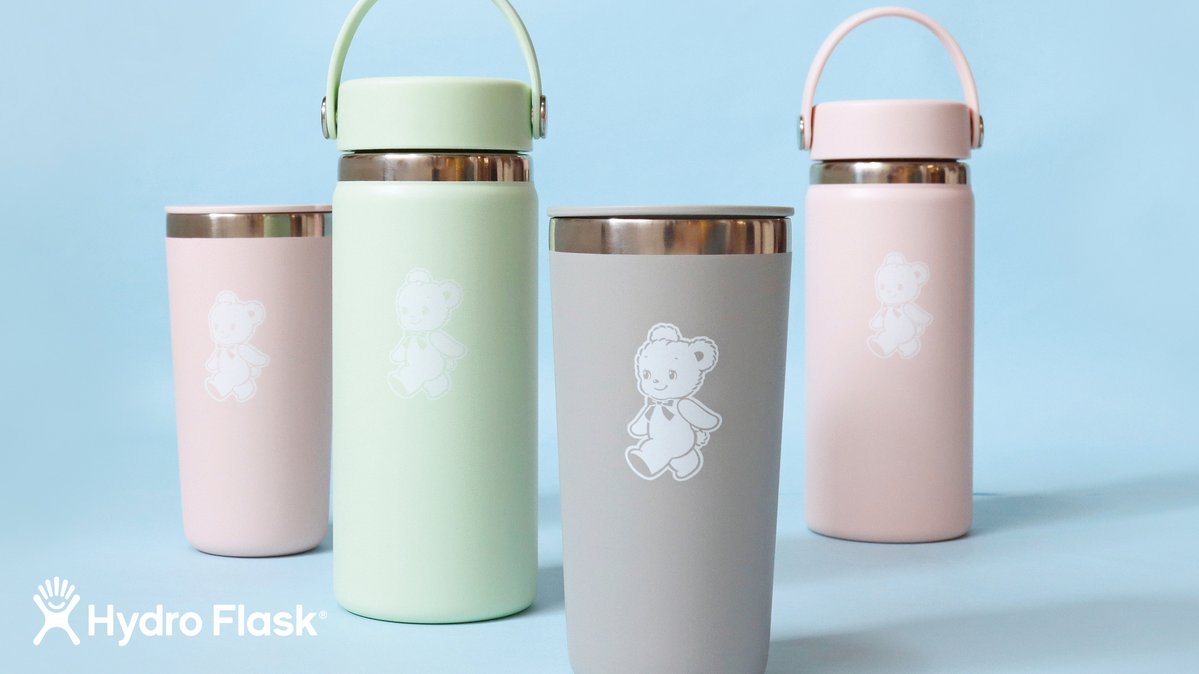 ハイドロフラスクとのコラボアイテムが新登場🩷 淡いピンク、グリーン