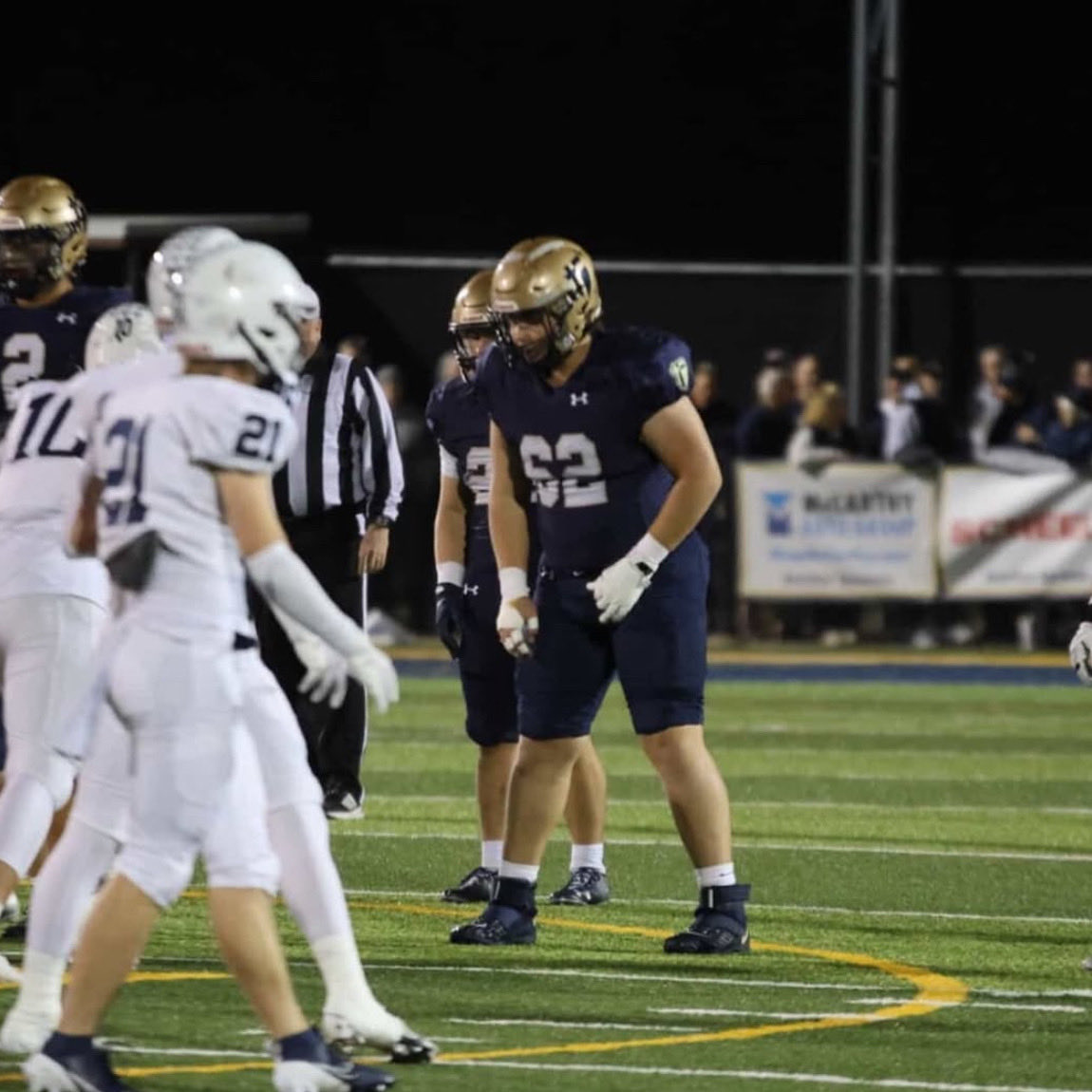 SIK Pre-Season Player to Watch: Saint Thomas Aquinas center Tyler Barnes had a huge junior year. At 6’2”, 290 pounds, he anchored an offensive line that paved the way for a perfect 13-0 state championship season in 2024. Barnes was selected to the SIK All-Non Senior Team. Barnes