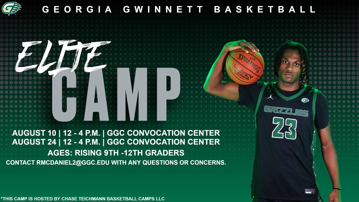 📌August Elite Camps
• Session 1 (8/10/25)
• Session 2  (8/24/25)
Link to register: ggwinnett.events.signedupsports.com/camps/MensBask…
#GoGrizz