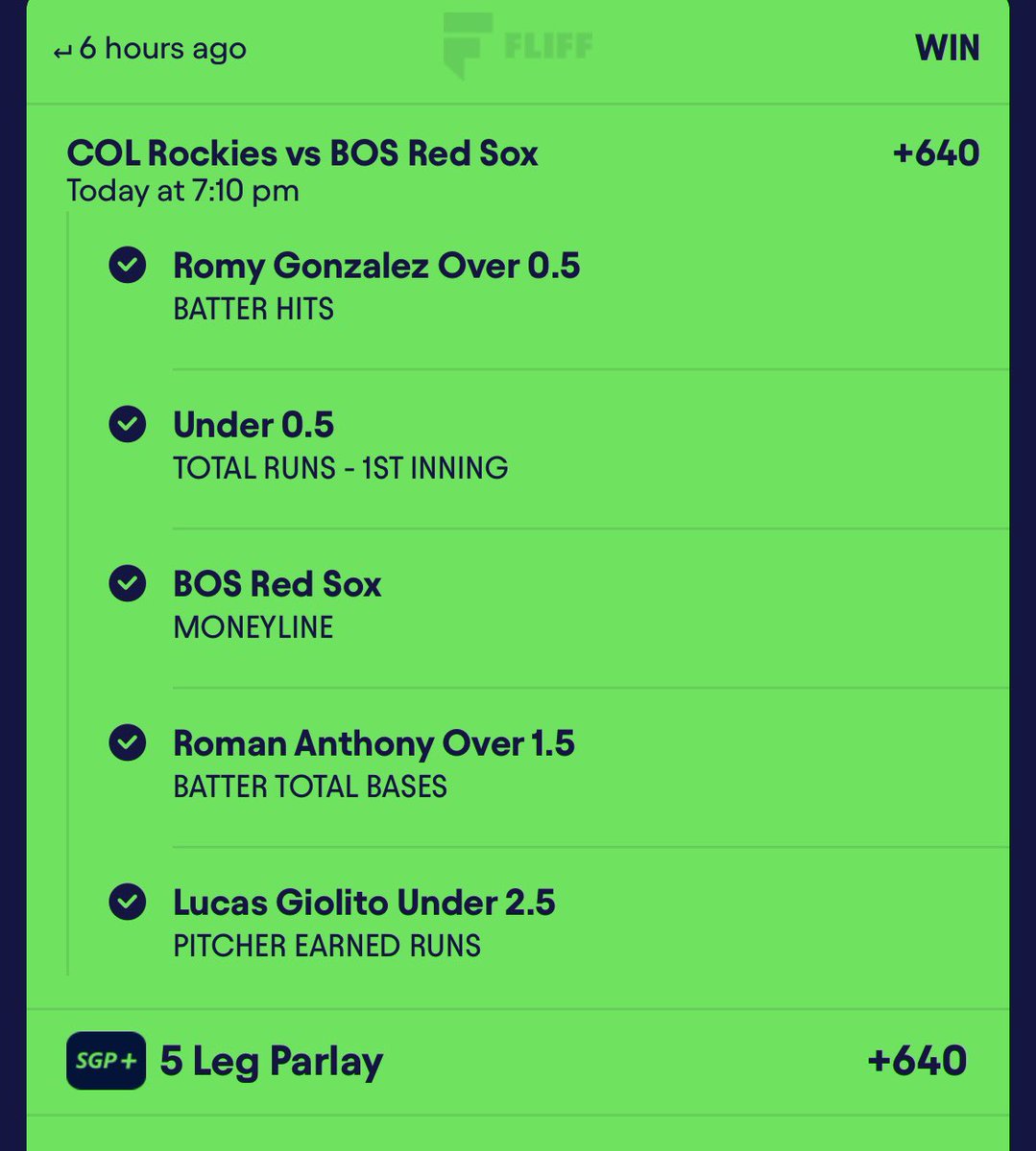 DannyPennies17's tweet photo. Yes it’s fliff okay. Ran out of balance on DK and FD. Still smacked. Great ride fellas, see ya tomorrow.   Oh also… smacked Carlos narvaez homer, we HOT https://t.co/8CtlLYzGbA