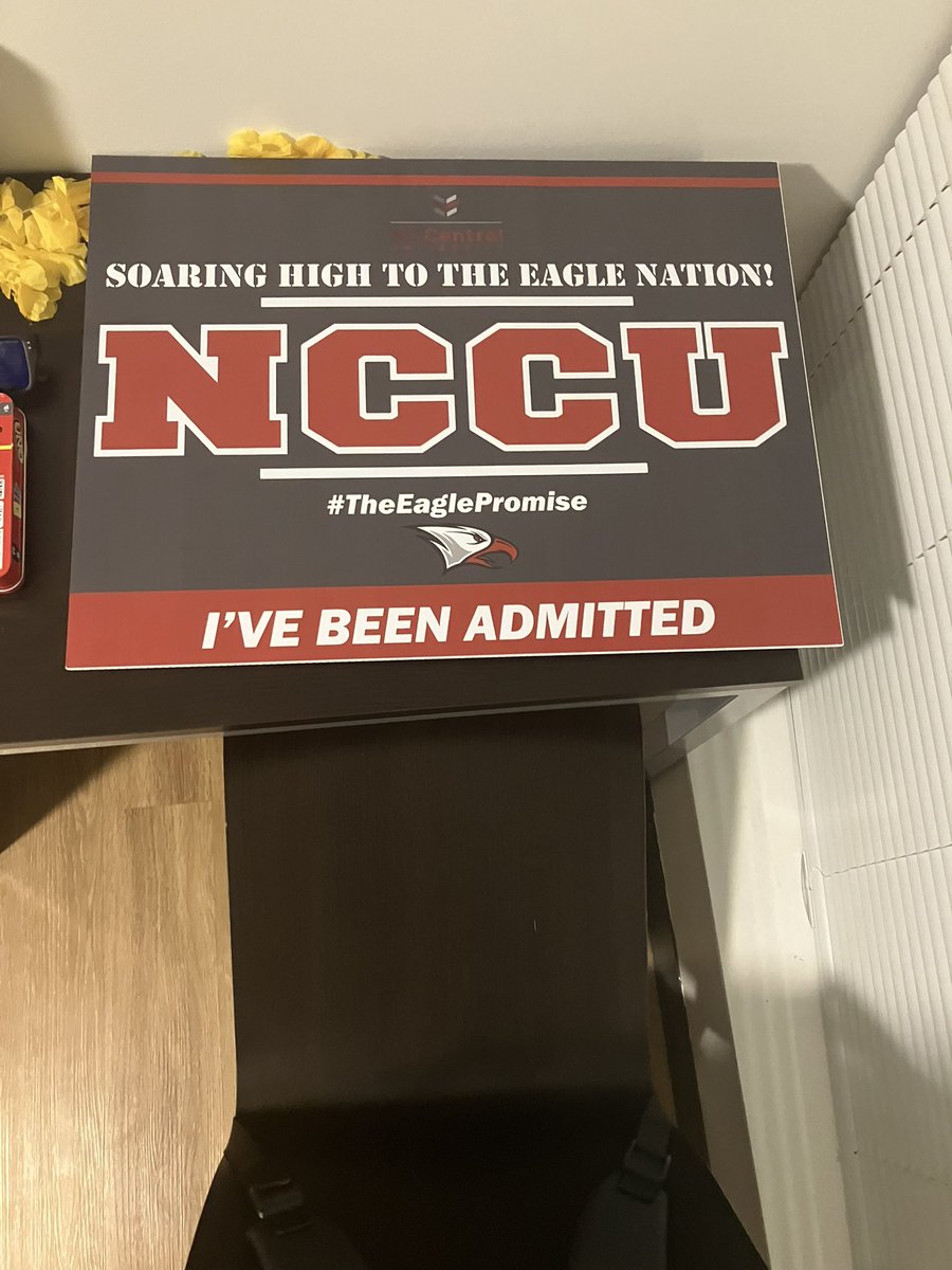 Teknical_206's tweet image. Thankful and blessed to say that through the highly prestigious academic @tmcf_hbcu SOAR program I’ve received an early acceptance letter to North Carolina Central University @NCCU
@coreysampson04 @Murdock_02 @BrandonHuffman #hbcu #academicexcellence