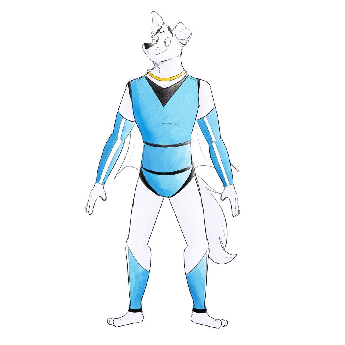 Terito_Out's tweet image. This isn’t a drill I’ve officially made a new character!?
Meet Maximus! (Max for short)
A hero with a suit that allows his own skin to expand in many ways! Preferably Round~
Bonus points if you can figure out who he’s kinda based off~