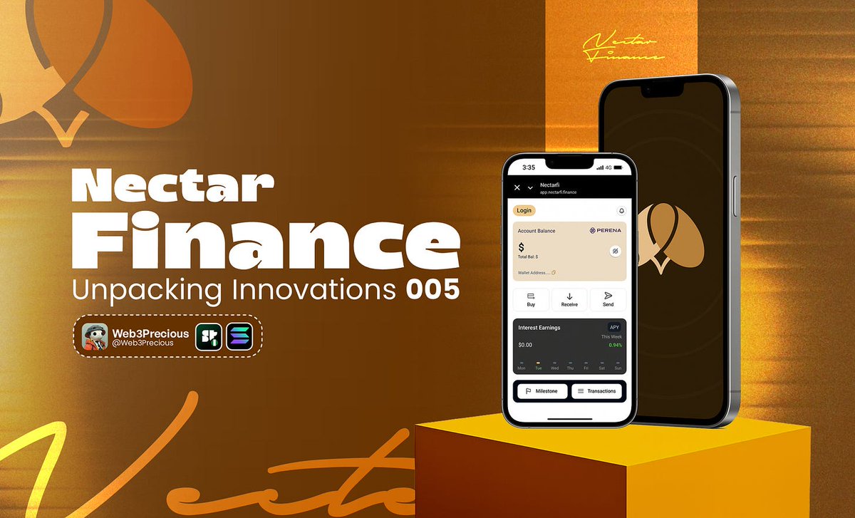 2/ NectarFi (@nectarfinance) 
✅ Save cryptocurrency and gain passive income
 ✅ No complex terms
 ✅ Designed for mobile users